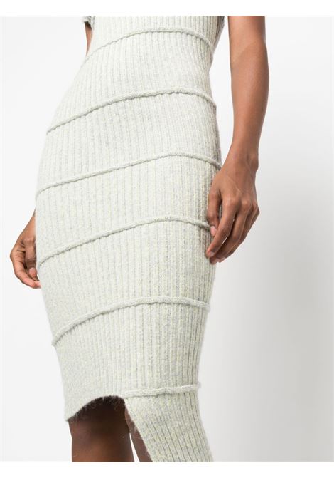 Grey knitted design midi dress - women MM6 MAISON MARGIELA | S52DD0009S18288962